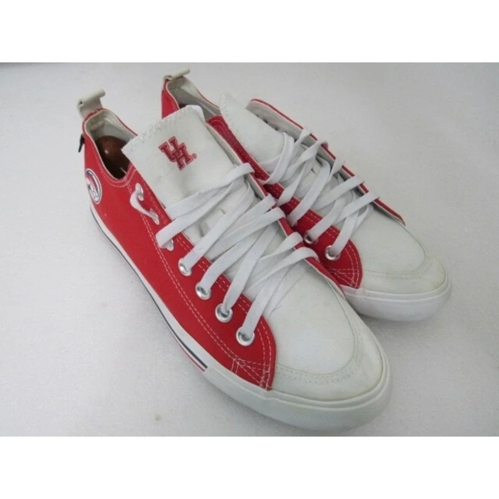 SKICKS Houston Cougars‎ Red White Low-Top Shoes M9 W11
